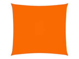 Voile de parasol - voile d'ombrage tissu oxford carré 4,5x4,5 m orange
