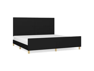 Lit 2 places 200x200 cm    coloris noir