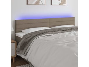 Tete de lit A poser largeur 180 cm taupe