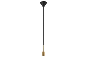 Suspension minimaliste, paco en métal noir, ip20, nordlux