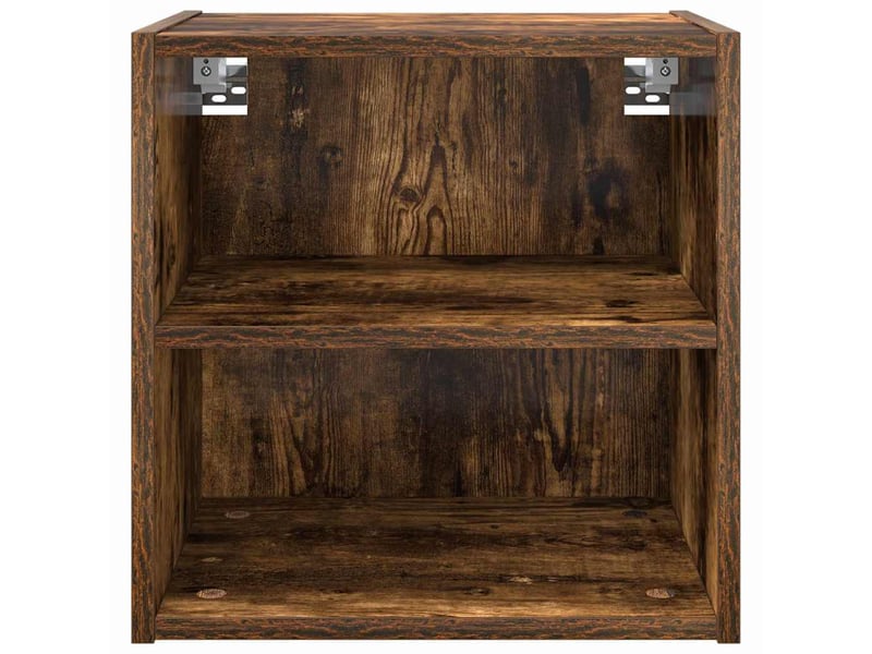 Meuble de rangement cuisine, armoire suspendue chêne fumé 40x29,5x40cm  - Conforama E