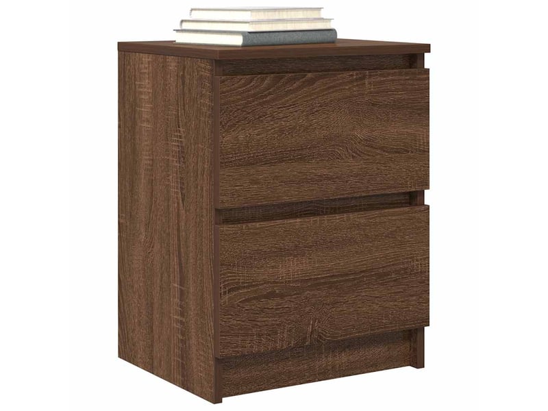  Meuble tv - banc tv - meuble de rangement chêne marron 40x35x54 cm bois d'ingénierie  - Conforama D