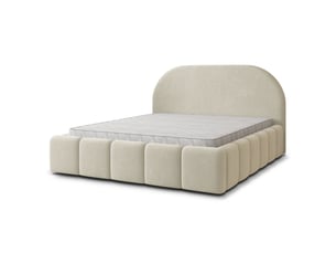 Lit coffre 120x200cm MASSENO coloris beige