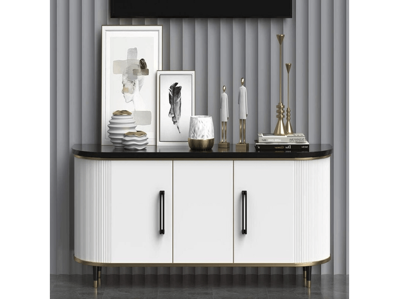  10 poignées pour meubles en alliage de zinc, distance entre axes de 160 mm, style moderne, avec vis.  - Conforama D