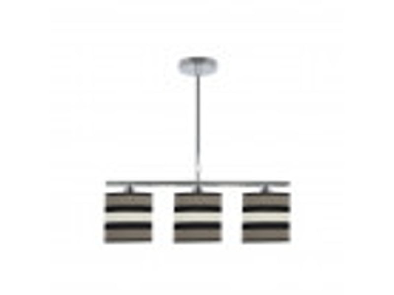  Lampe de plafond fabrilamp karla taupebeige 3 x e14 hauteur réglable 44-61 cm 55x14 cm 171253058 - Conforama B
