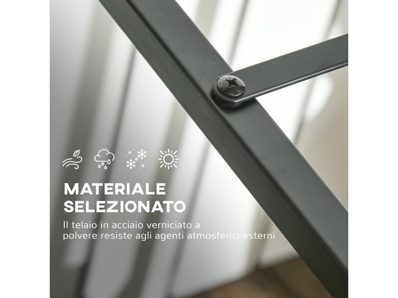  Porte-bûches intérieur extérieur en acier, base surélevée, 39 x 35 x 76 cm, noir  - Conforama W