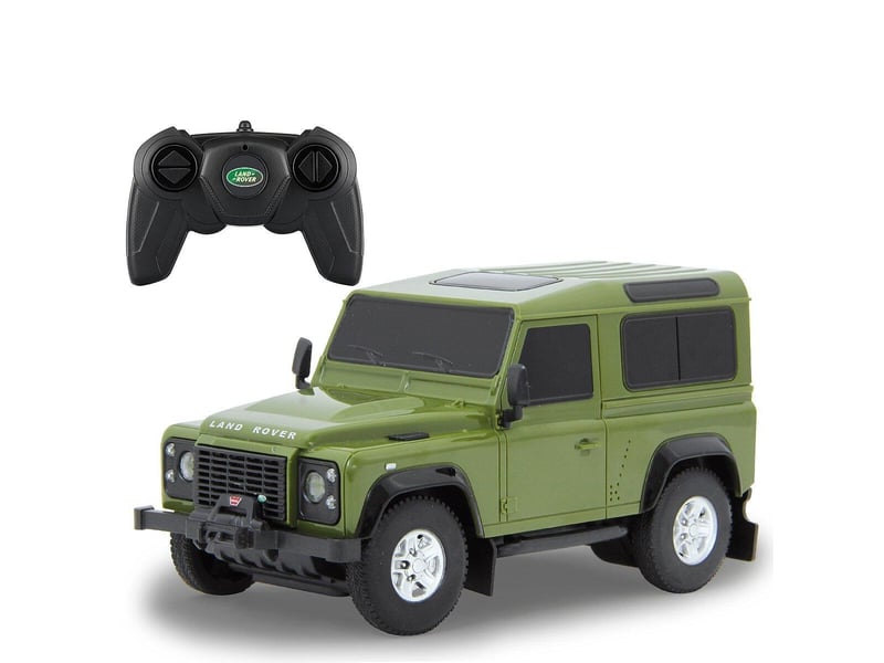  Voiture télécommandée land rover defender 1:24 vert 2,4ghz 405154 - Conforama A