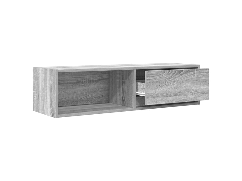  Meubles tv - banc tv - meuble de rangement 2 pcs sonoma gris 100x31x25,5 cm bois d'ingénierie  - Conforama E