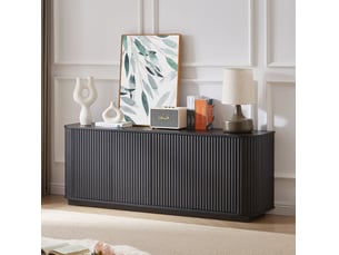 Buffet 4 porte(s)   <strong>DESMIU</strong> <strong>4071298310269</strong> - 162.5 cm coloris noir 