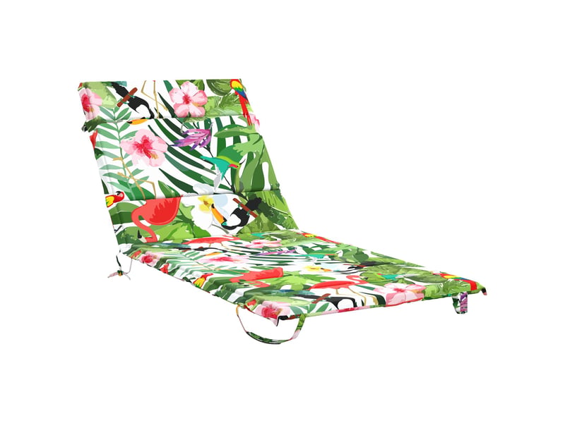  Coussin de transat, coussin pour bain de soleil gemert 100 % polyester multicolore cf56168  - Conforama A