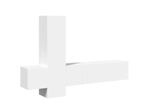 Meuble tv coloris blanc  <strong></strong>  <strong></strong>