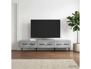 Meuble tv coloris gris 147 cm <strong></strong>  <strong></strong>