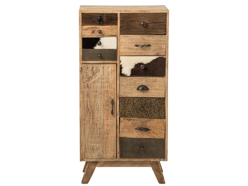  Commode à tiroirs en bois jonas 110cm naturel  - Conforama B