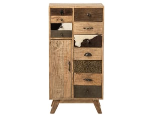 Commode à tiroirs en bois jonas 110cm naturel