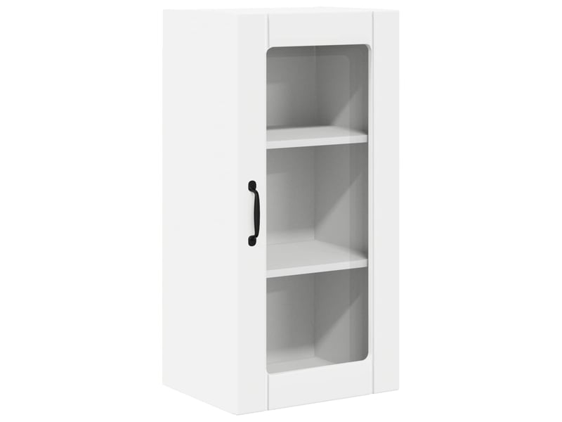  Meuble mural de cuisine, cabinet en verre mural blanc 40x31x80cm shl7589  - Conforama A