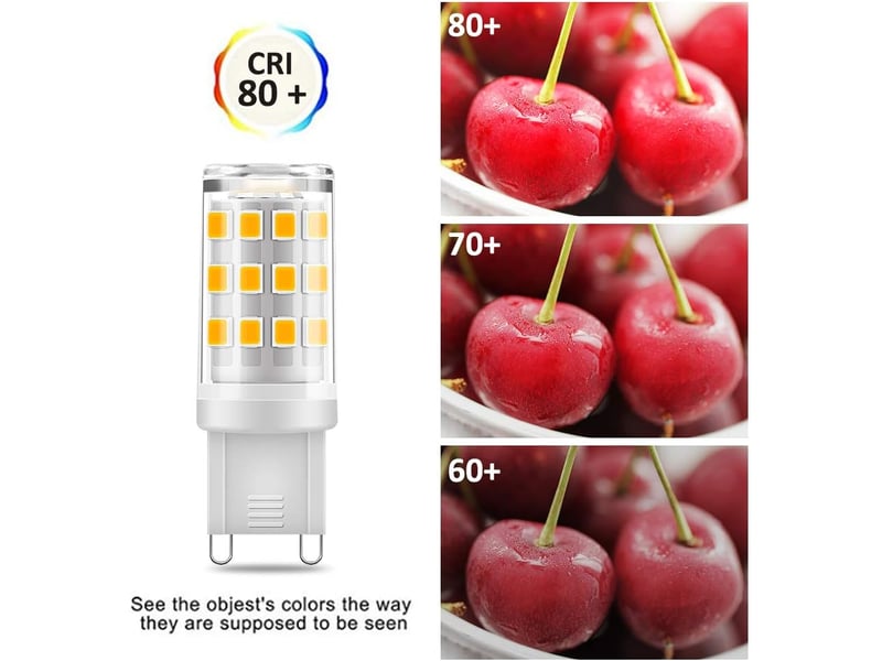  10 ampoules g9 3w 3000k 300lm non dimmable  - Conforama D