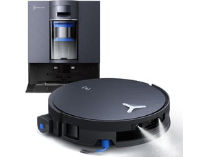 Aspirateur robot aspirant et lavant ECOVACS 22000Pa, FocusJet, PureCyclone - connectée Navigation laser