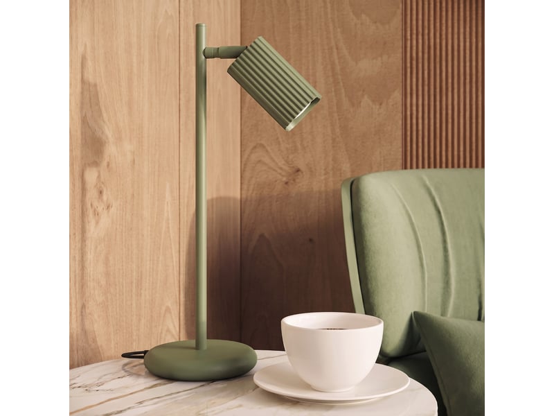  Plafonnier rayo 4l vert olive aluminium moderne 16.5x81x6cm SL.3181 - Conforama D