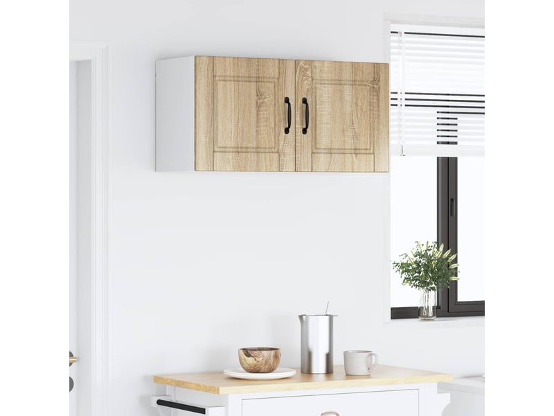  Meuble mural de cuisine, armoire de cuisine chêne sonoma 80x31x40cm shl9590  - Conforama D