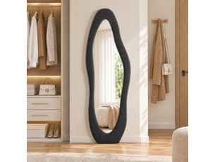 Miroir à poser coloris rose <strong>NAHILIMI</strong> <strong></strong> - 160 cm x 50 cm