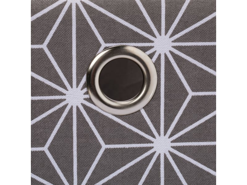  Lot de 2 boîtes de rangement décoratives tissu robuste 30 x 30 x 30 cm avec motifs pour petits objets en gris 13_0013729  - Conforama D