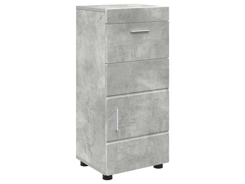  Ensemble d'armoire de salle de bain tulum gris béton cf62985  - Conforama A