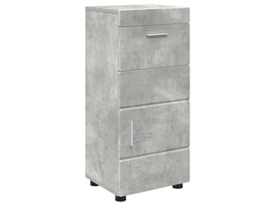 Ensemble d'armoire de salle de bain tulum gris béton cf62985
