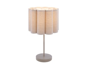 Lampe Métal 47 cm beige LOUISE