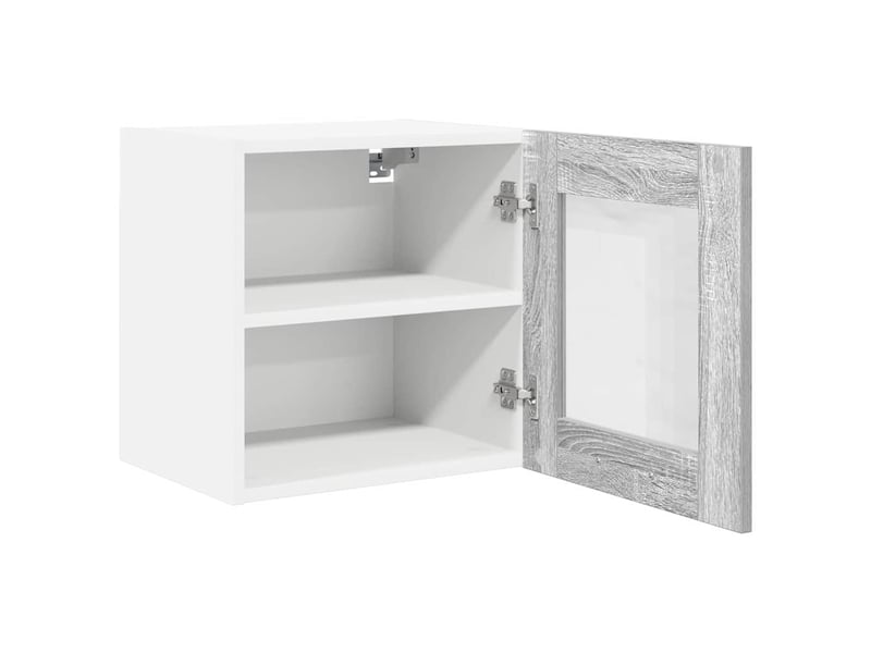  Meuble de rangement, armoire suspendue gris sonoma 40x31x40cm bois d'ingénierie  - Conforama E