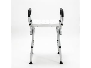 Chaise de douche inclinable réglable en hauteur, pieds antidérapants pour seniors