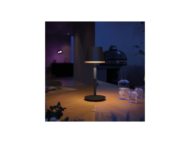  Lampe de table connectee led noir hue go portable bluetooth zigbee PHI8719514404595 - Conforama C