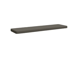 Coussin de banc, coussin d'assise, coussin pour chaisecanapé 1 pièce vught 100 % polyester gris cf51951
