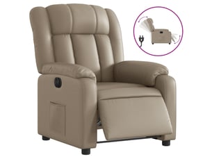 Fauteuil relax électrique <strong></strong> Tissu marron