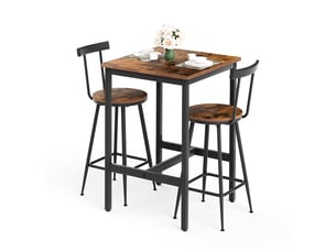 Ensemble table carré(e)  2 chaise(s)  <strong></strong> <strong></strong> 