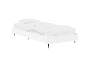 Lit simple 80x200 cm    coloris blanc