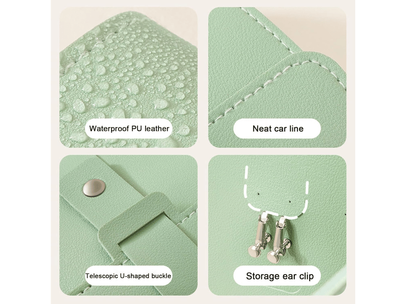 Rangement pour boucles d'oreilles pratiques petit livre sacs de rangement d'oreilles boîte à bijoux organisateur de bijoux étui presentoir - Conforama E