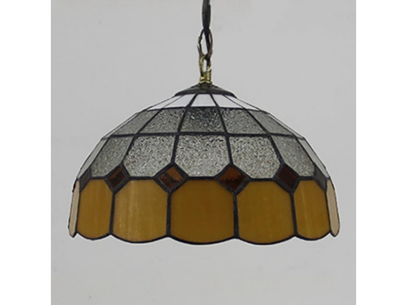 Suspension créative en bois massif et verre, style campagne – e27, source 9w blanc chaud incluse, pour salle à manger, bureau et chambre-style 4 - Conforama D