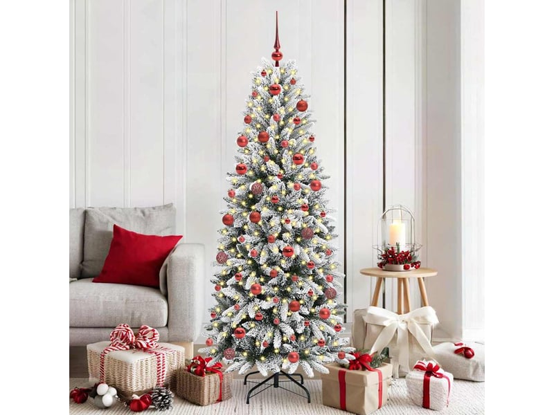  Sapin de noël - arbre de noël artificiel blanc 180 cm  - Conforama B