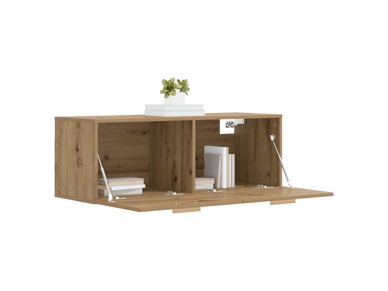  Meuble mural, meuble de rangement salon 100 x 36,5 x 35 cm bois d'ingénierie shl4798  - Conforama C