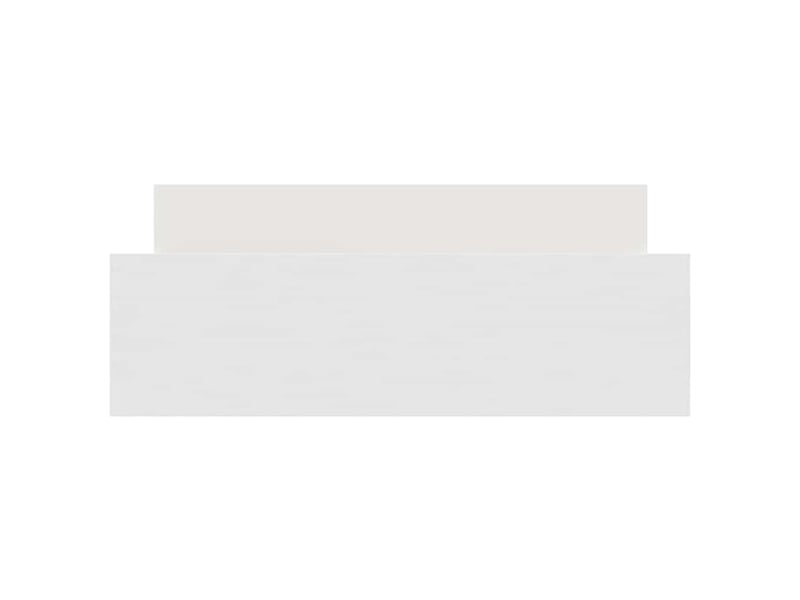  Lit double- lit adulte -  cadre de lit sans matelas blanc 135x190 cm  - Conforama D