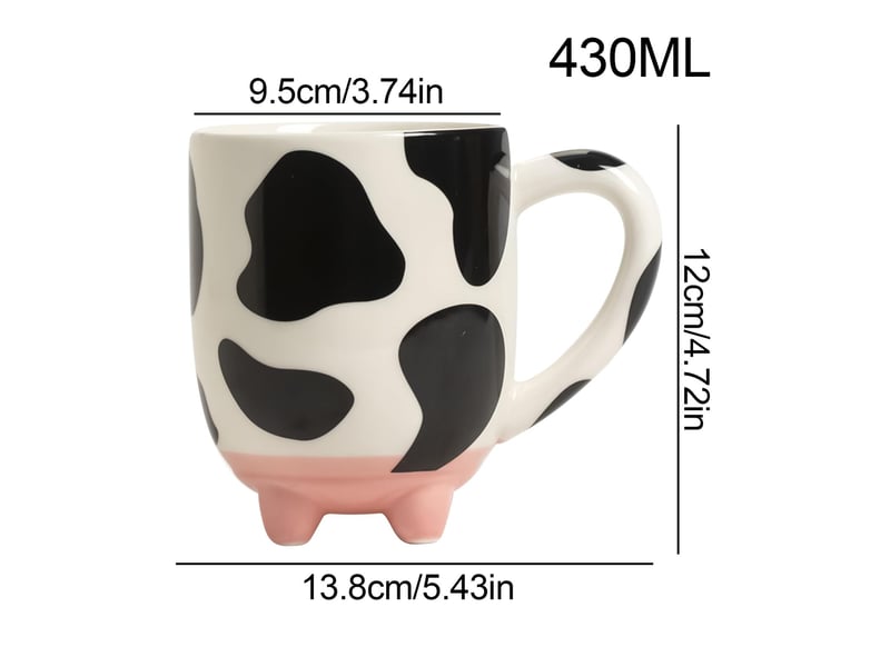  Mug en céramique, 430 ml, environ 13,8 cm, à l’unité  - Conforama E
