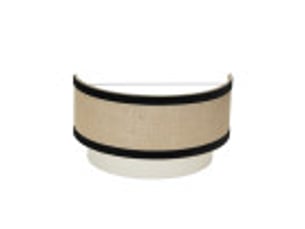 Applique murale fabrilamp cornalina beige noir e27 17,5 x 30 x 16 cm