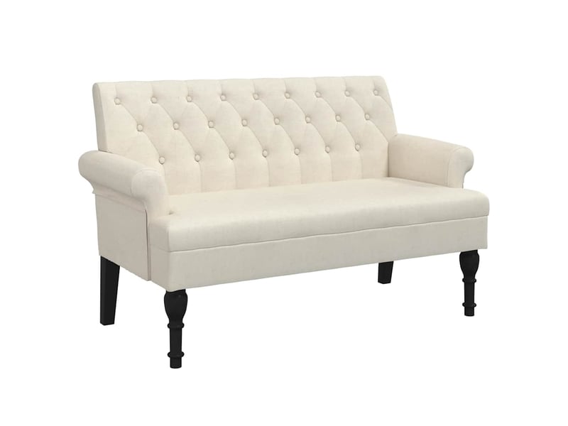 Canapé 2 places avec dossier 120x62x75,5 cm lin  - Conforama A
