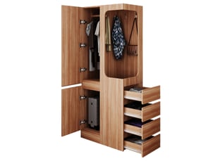 Armoire <strong></strong> <strong></strong> coloris naturel largeur 0 cm