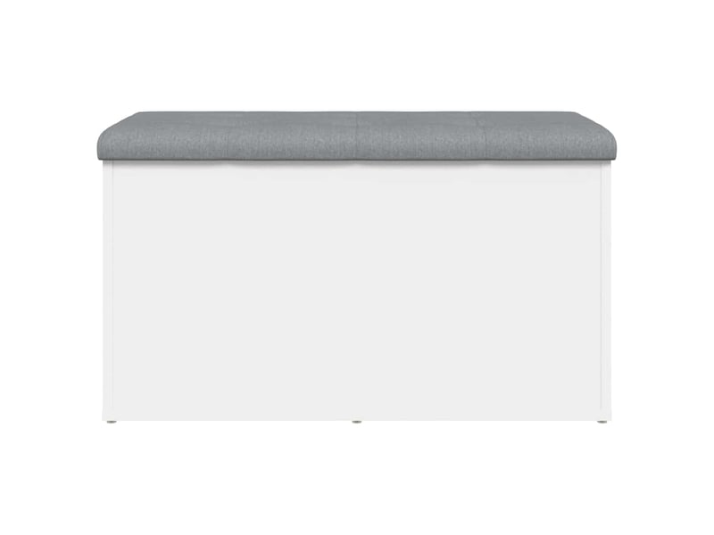  Banc chambre, banc de rangement blanc 82x42x45 cm bois d'ingénierie  - Conforama E