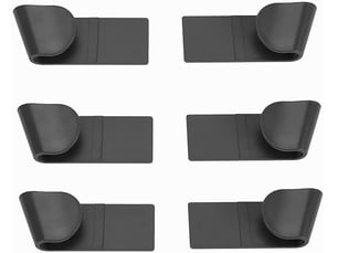 Lot de 6 supports de couvercle de casserole, support de couvercle de casserole, support de couvercle de casserole, support de rangement pour ustensile