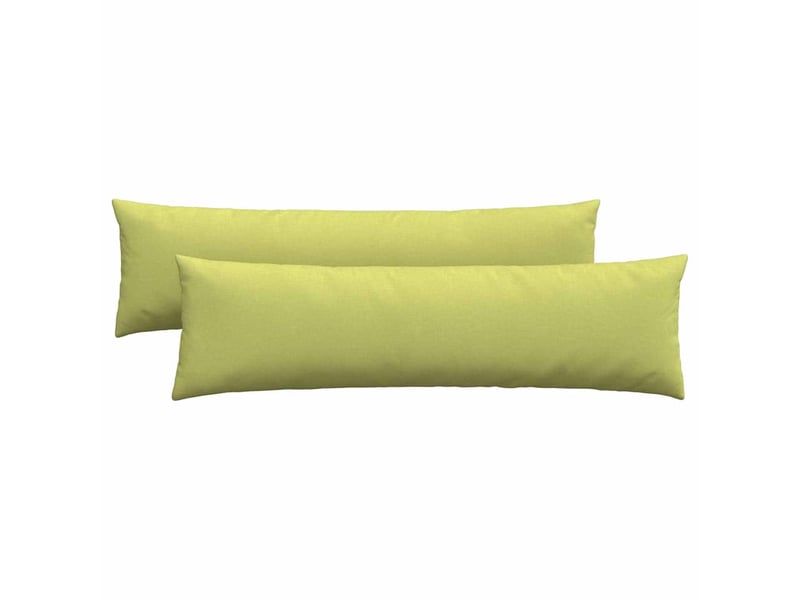  Lot de 2 coussins de canapé, coussins décoratifs tissu vert clair 145 x 40 cm cf58972  - Conforama A
