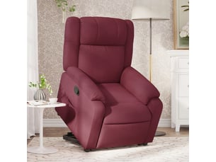 Fauteuil fixe  <strong></strong> Tissu rouge