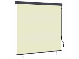 Store enrouleur, store roulant d'extérieur 160x250 cm crème cf47340