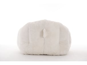 Fauteuil fixe MEUBLIV  Polyester blanc vendu A l'unité